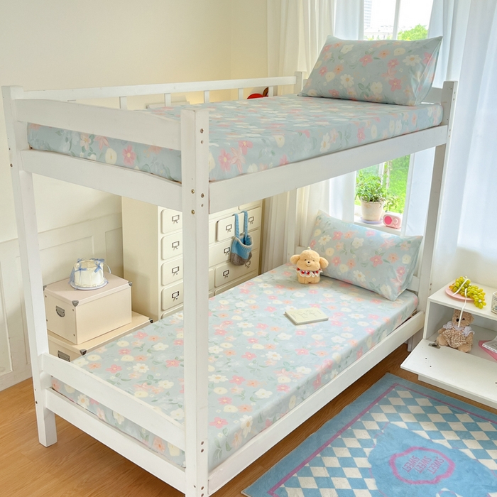 91家纺网 家纺一手货源 找家纺 寻米 2025新款全棉纯棉印花学生季学生单床笠单品床笠床笠单件 春日暖阳-兰