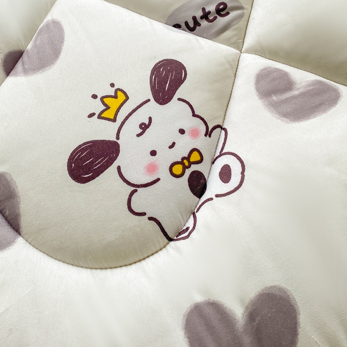 91家纺网 家纺一手货源 找家纺 缦卡琳家纺 2025新款活性生态棉纤维床垫  帕恰狗