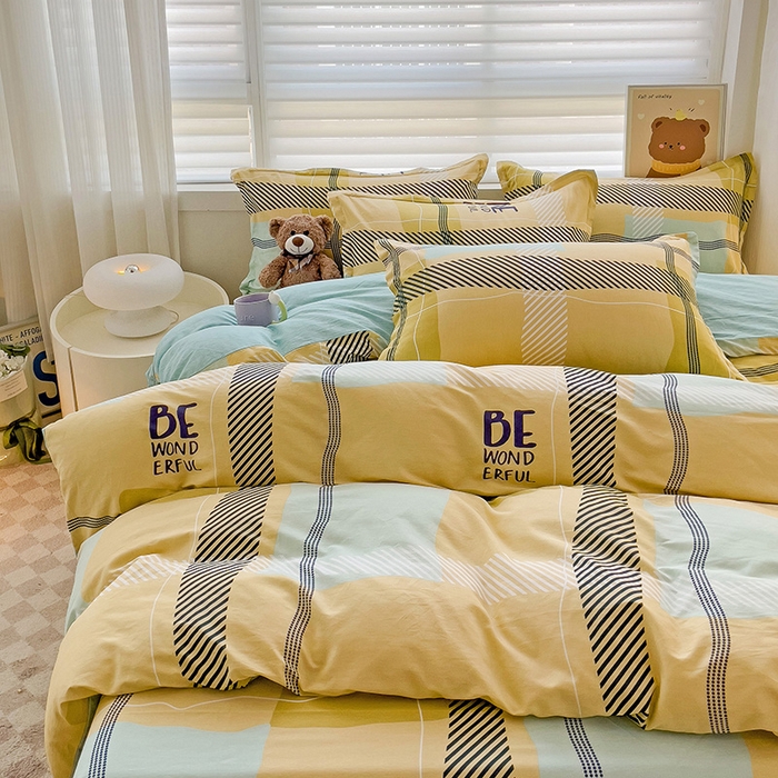 91家纺网 家纺一手货源 找家纺 纽缦家纺 2025新款全棉纯棉斜纹印花四件套 莫里