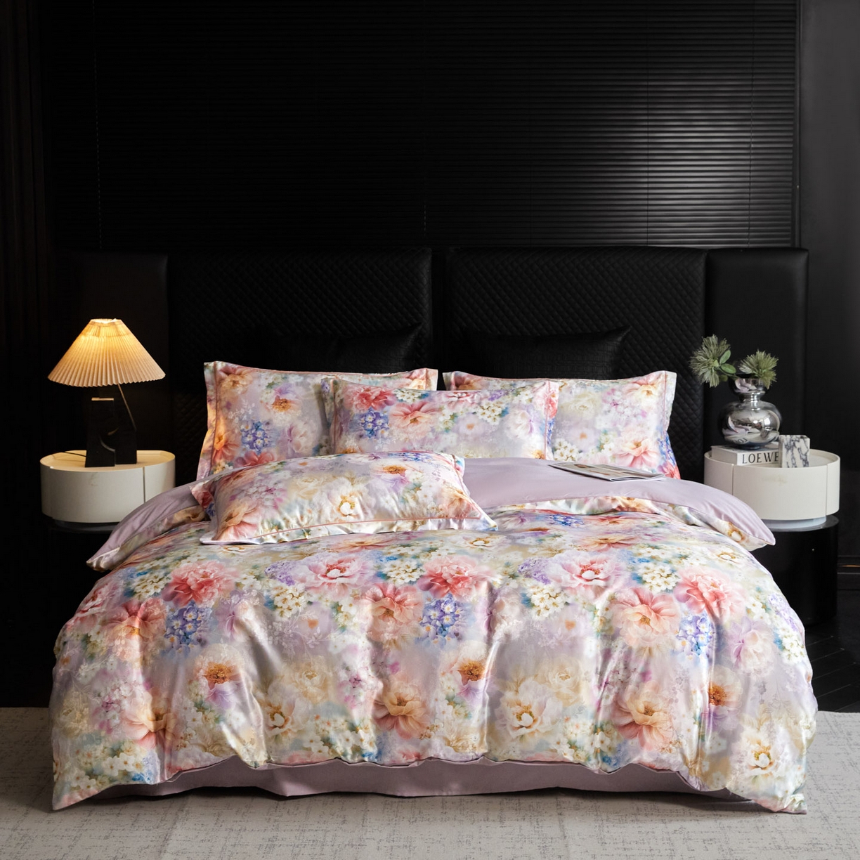 91家纺网 家纺一手货源 找家纺 （总）莱欧纳家纺 2025新款轻奢提花印花四件套