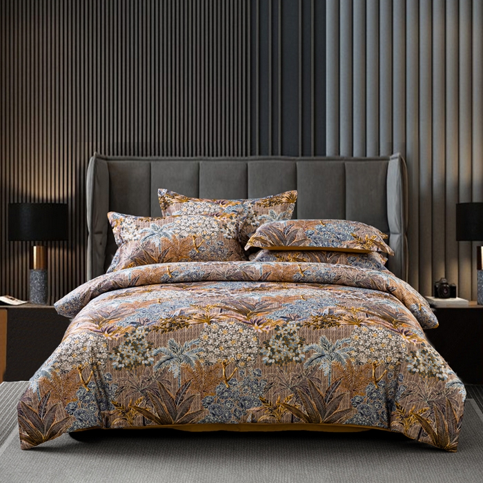 91家纺网 家纺一手货源 找家纺 （总）莱欧纳家纺 2025新款轻奢提花印花四件套