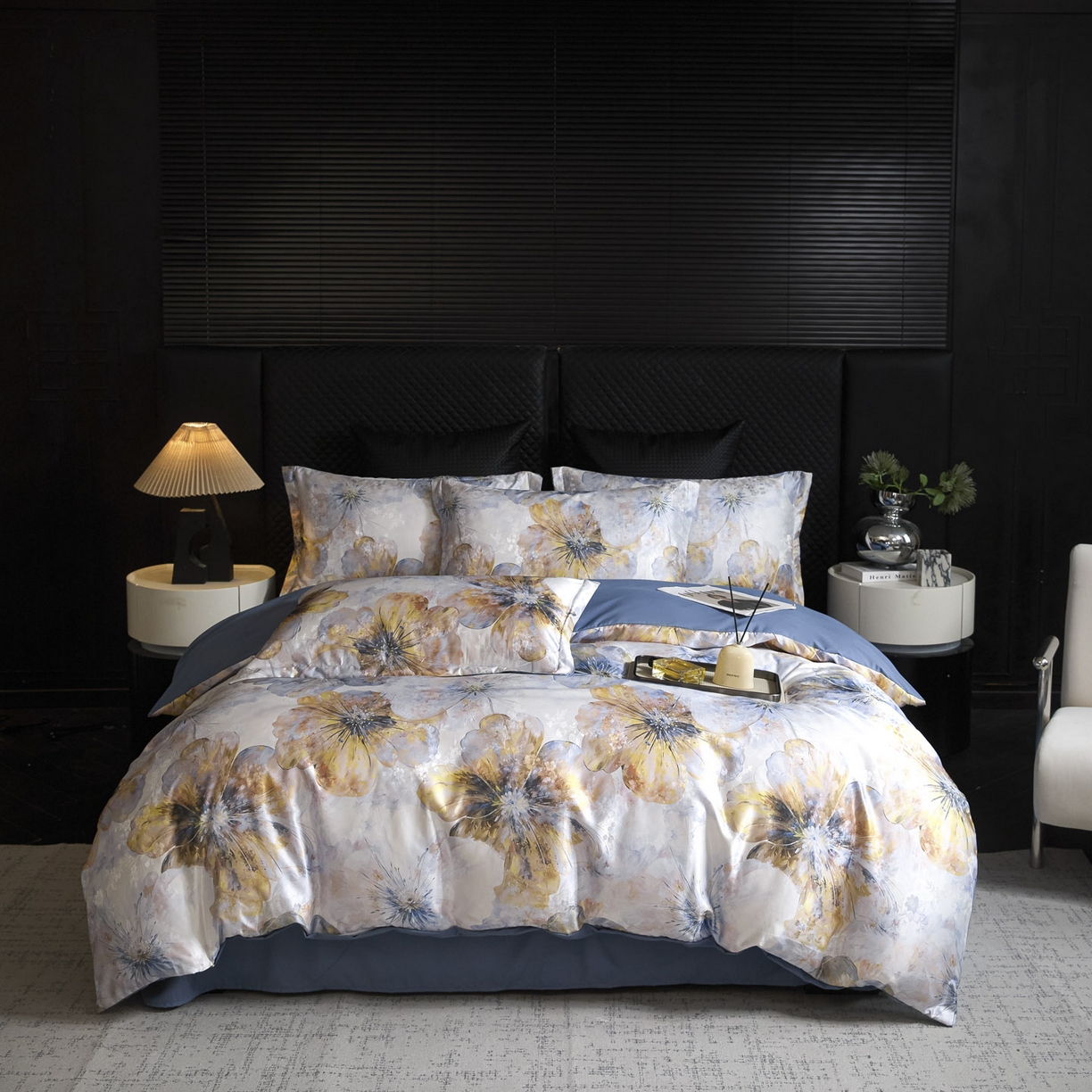 91家纺网 家纺一手货源 找家纺 （总）莱欧纳家纺 2025新款轻奢欧式提花四件套