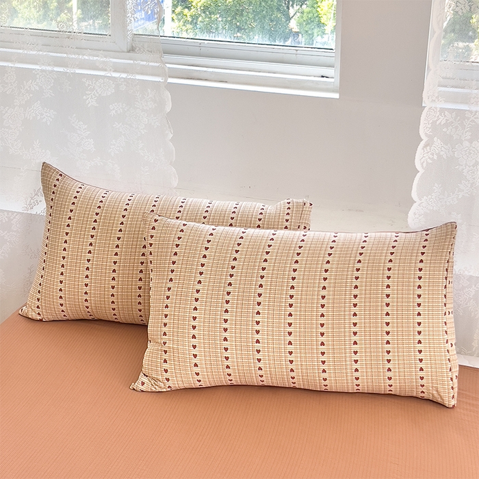 91家纺网 家纺一手货源 找家纺 优品阁 2025新款云感皱皱纱四件套 太妃糖