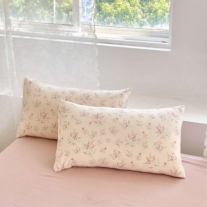 91家纺网 家纺一手货源 找家纺 优品阁 2025新款云感皱皱纱四件套  花田错