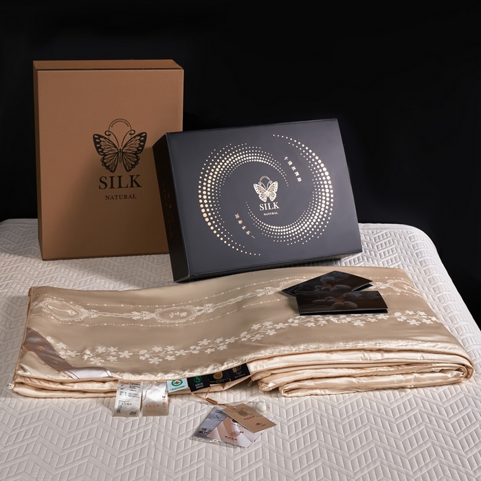 91家纺网 家纺一手货源 找家纺 （总）朴罗 （ 原岚图） 2025新款天然有机蚕丝被被子被芯