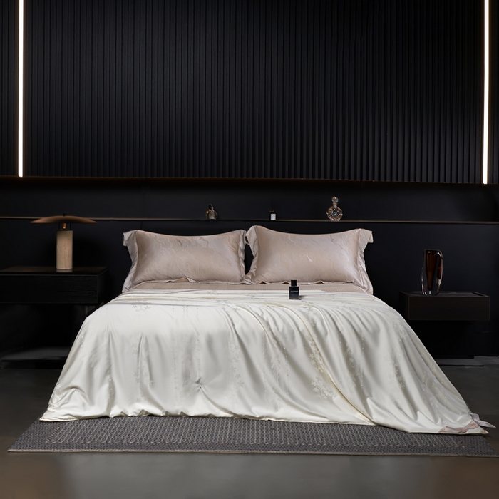 91家纺网 家纺一手货源 找家纺 朴罗 （ 原岚图） 2025新款天然有机蚕丝被被子被芯 白色