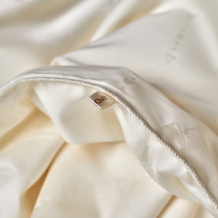 91家纺网 家纺一手货源 找家纺 朴罗 （ 原岚图） 2025新款天然有机蚕丝被被子被芯 白色