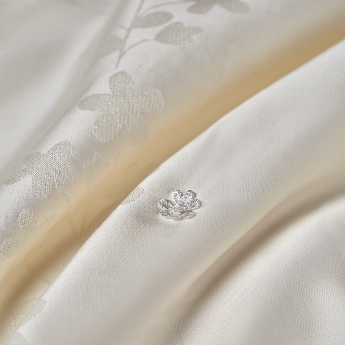 91家纺网 家纺一手货源 找家纺 朴罗 （ 原岚图） 2025新款天然有机蚕丝被被子被芯 白色