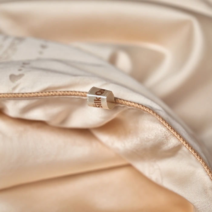 91家纺网 家纺一手货源 找家纺 朴罗 （ 原岚图） 2025新款天然有机蚕丝被被子被芯 香槟金