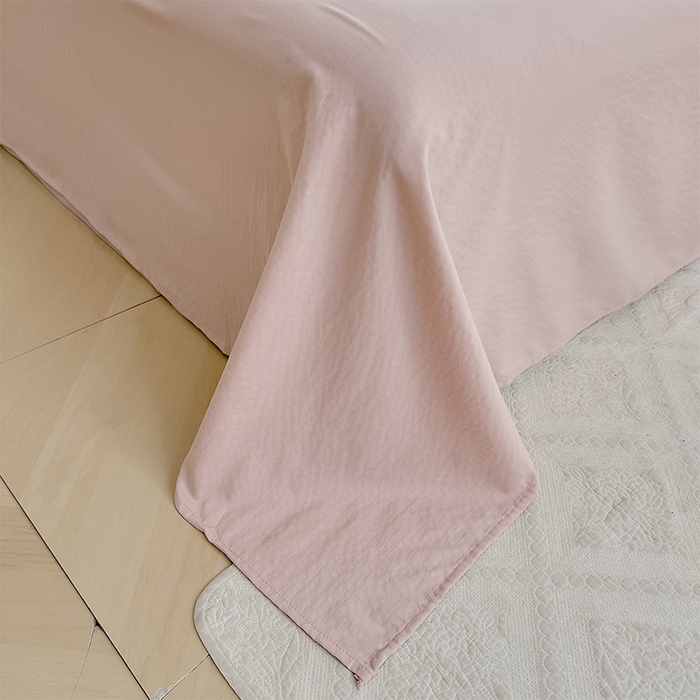 91家纺网 家纺一手货源 找家纺 优品阁 2025新款云感皱皱纱四件套 快乐小熊