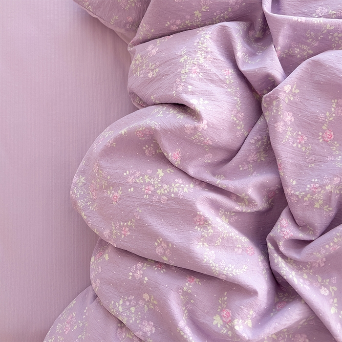 91家纺网 家纺一手货源 找家纺 优品阁 2025新款云感皱皱纱四件套 梦华录