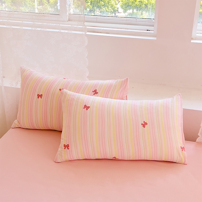 91家纺网 家纺一手货源 找家纺 优品阁 2025新款云感皱皱纱四件套 蝶舞