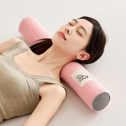 91家纺网 家纺一手货源 找家纺 （总）鼎盛乳胶 2025新款多功能条纹乳胶圆柱枕枕头腰枕