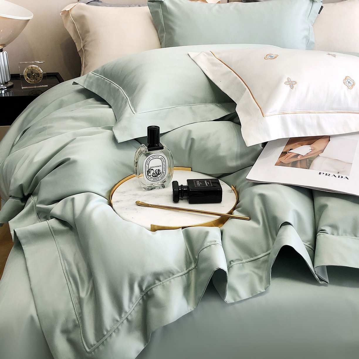 91家纺网 家纺一手货源 找家纺 （总）乐美家纺 2025新款A类100支—简爱系列埋线工艺四件套