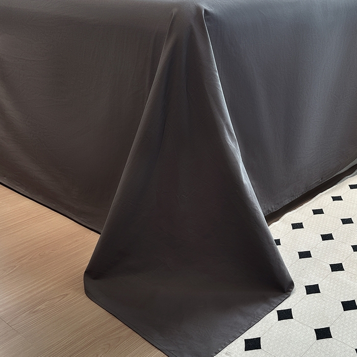 91家纺网 家纺一手货源 找家纺 欣晴家纺 2025新款软糯水洗棉条格无印宜家风混搭三件套四件套（风格2） 混搭粉格