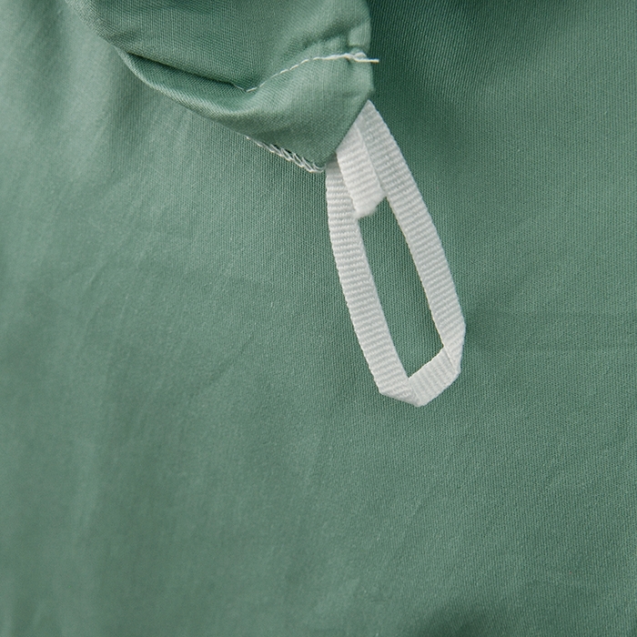 91家纺网 家纺一手货源 找家纺 启优家纺 2025新款13372全棉纯棉学生宿舍上下铺三件套 竹青