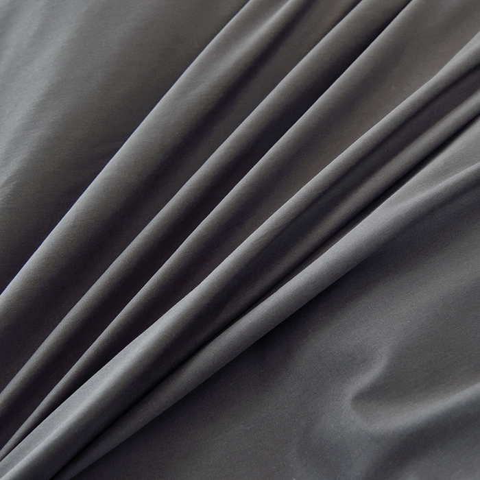 91家纺网 家纺一手货源 找家纺 启优家纺 2025新款13372全棉纯棉学生宿舍上下铺三件套 深灰