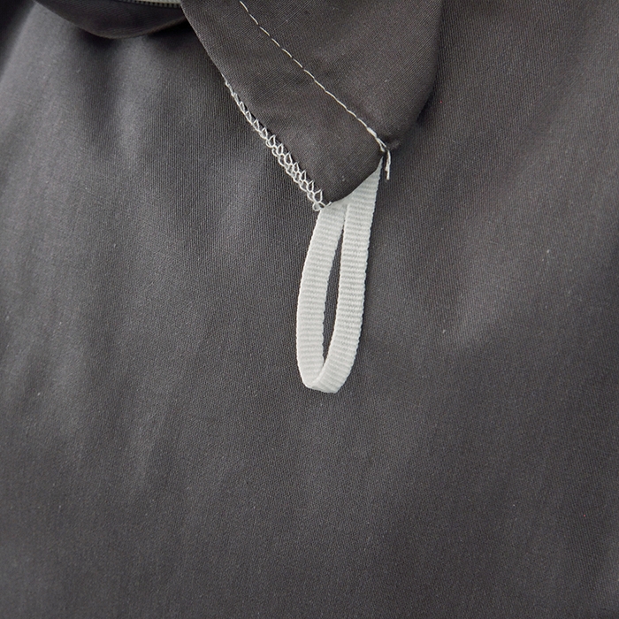 91家纺网 家纺一手货源 找家纺 启优家纺 2025新款13372全棉纯棉学生宿舍上下铺三件套 深灰