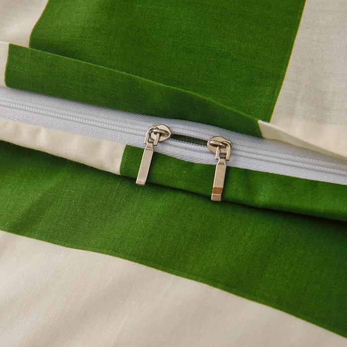 91家纺网 家纺一手货源 找家纺 启优家纺 2025新款13372全棉纯棉学生宿舍上下铺三件套 林西-绿