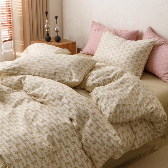 91家纺网 家纺一手货源 找家纺 （总）棉生活家纺 2025新款北欧简约全棉磨毛四件套