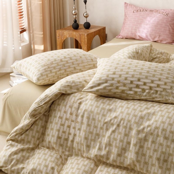 91家纺网 家纺一手货源 找家纺 （总）棉生活家纺 2025新款北欧简约全棉磨毛四件套