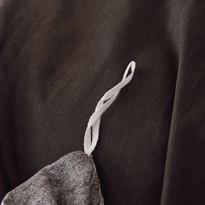 91家纺网 家纺一手货源 找家纺 启优家纺 2025新款13372全棉纯棉学生宿舍上下铺三件套 秘境-灰