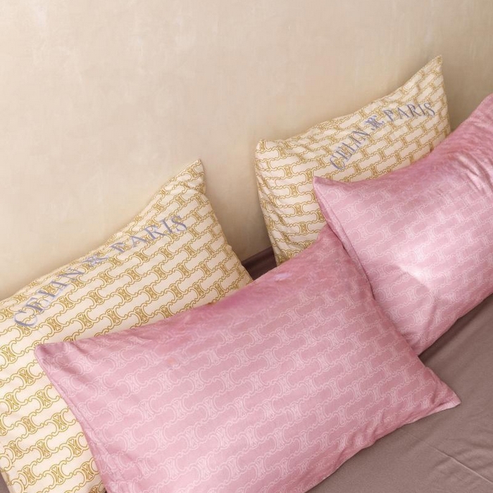 91家纺网 家纺一手货源 找家纺 棉生活家纺 2025新款北欧简约全棉磨毛四件套 艾可-紫