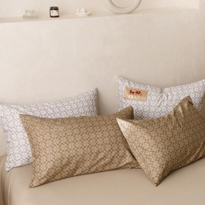 91家纺网 家纺一手货源 找家纺 棉生活家纺 2025新款北欧简约全棉磨毛四件套 静享-咖