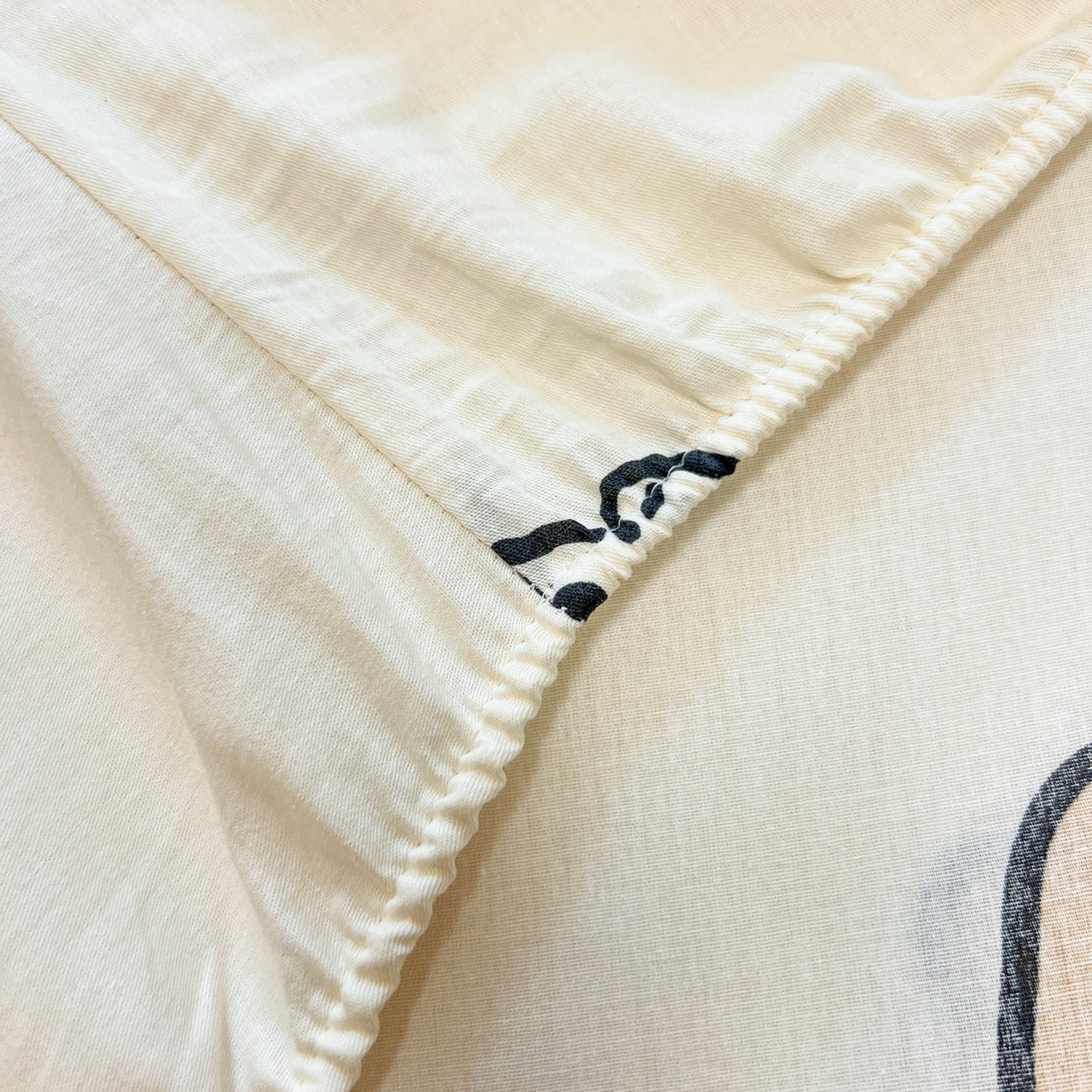 91家纺网 家纺一手货源 找家纺 呗旺鹿 2025新款40s全棉纯棉卡通印花学生系列单品床笠 床笠单件 简笔画