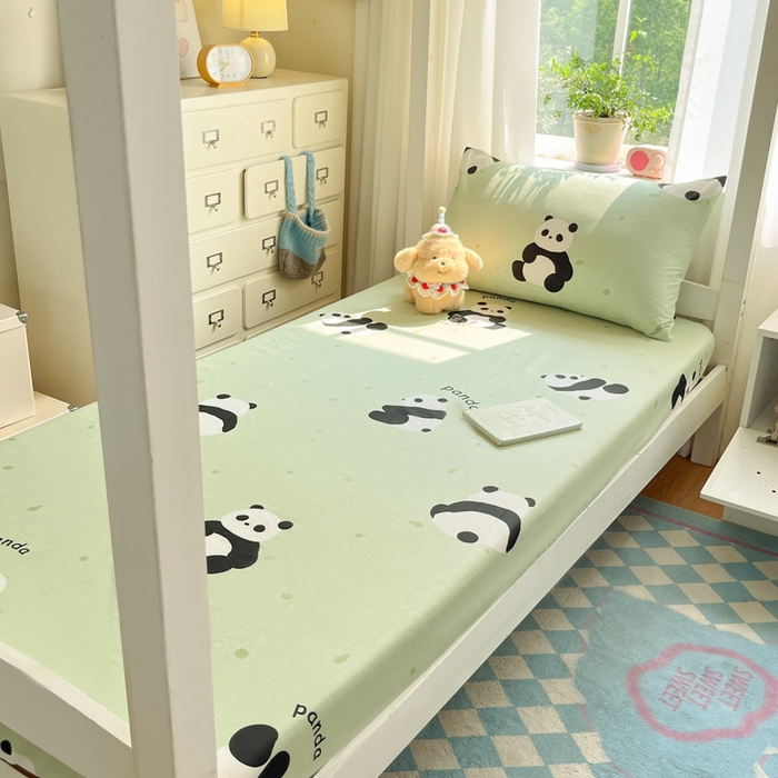 91家纺网 家纺一手货源 找家纺 寻米 2025新款全棉印花学生季学生三件套 爱你熊