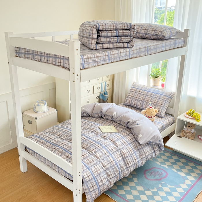 91家纺网 家纺一手货源 找家纺 寻米 2025新款全棉印花学生季学生三件套 柏林小镇