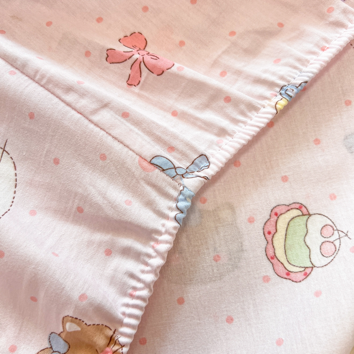 91家纺网 家纺一手货源 找家纺 呗旺鹿 2025新款40s全棉纯棉卡通印花学生系列单品床笠 床笠单件 甜品菲菲