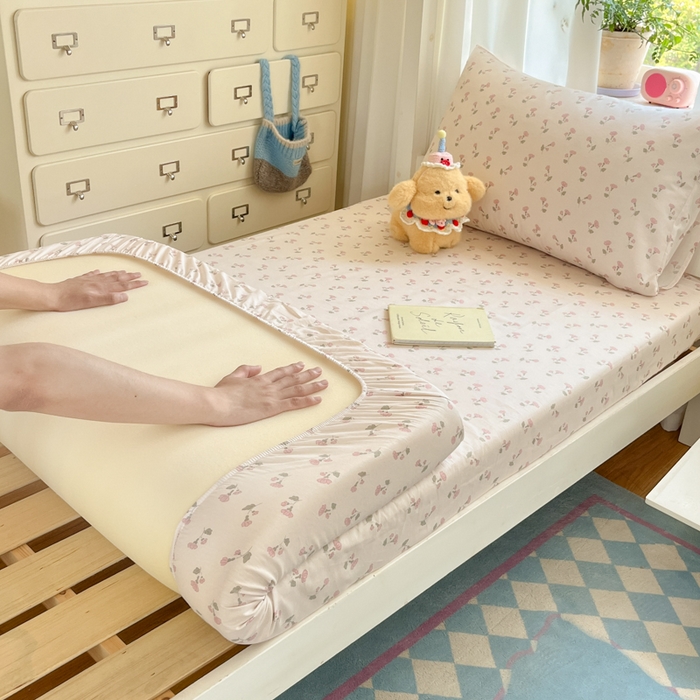 91家纺网 家纺一手货源 找家纺 寻米 2025新款全棉印花学生季学生三件套 花漾