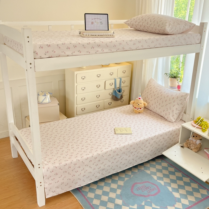 91家纺网 家纺一手货源 找家纺 寻米 2025新款全棉印花学生季学生三件套 花漾