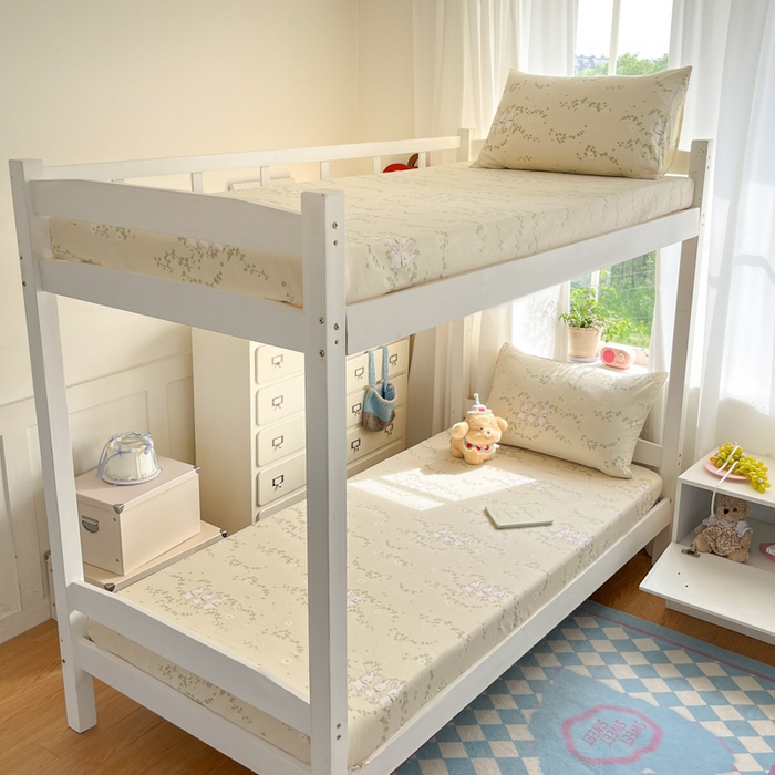 91家纺网 家纺一手货源 找家纺 寻米 2025新款全棉印花学生季学生三件套 花园小兔