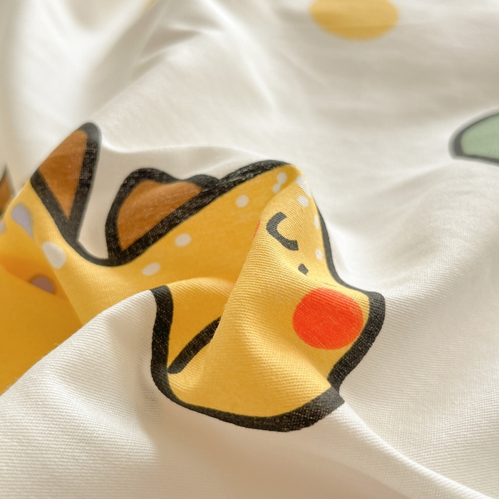 91家纺网 家纺一手货源 找家纺 寻米 2025新款全棉印花学生季学生三件套 恐龙乐园