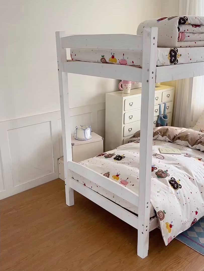 91家纺网 家纺一手货源 找家纺 寻米 2025新款全棉印花学生季学生三件套 快乐熊仔