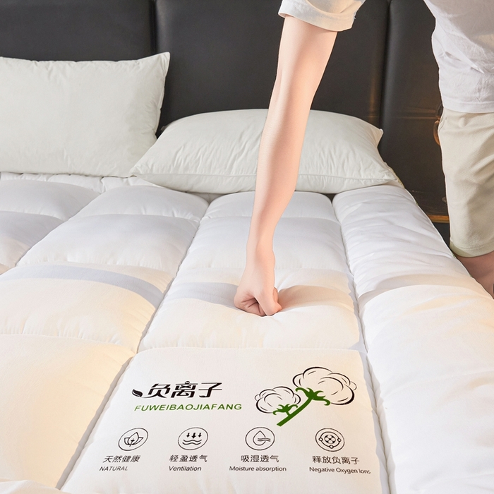 91家纺网 家纺一手货源 找家纺 （总）富威堡2025新款酒店家用卧室褥子租房专用单人学生床垫宿舍折叠加厚床垫软垫