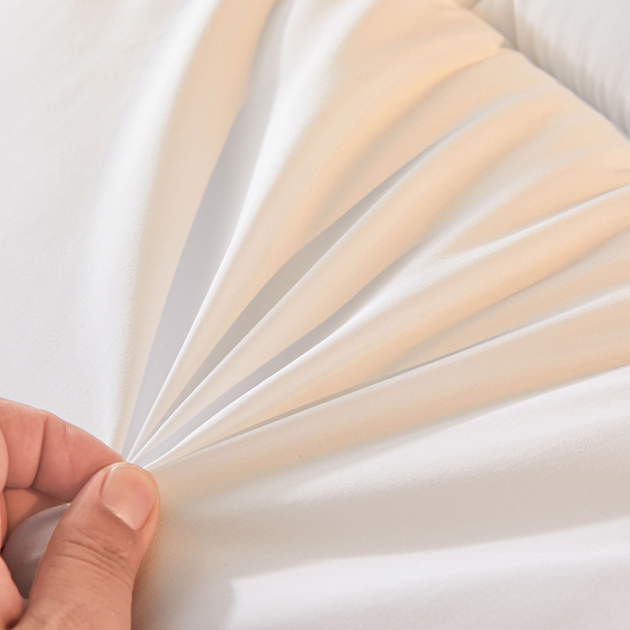 91家纺网 家纺一手货源 找家纺 富威堡2025新款酒店家用卧室褥子租房专用单人学生宿舍折叠加厚床垫软垫 负离子-皎月白