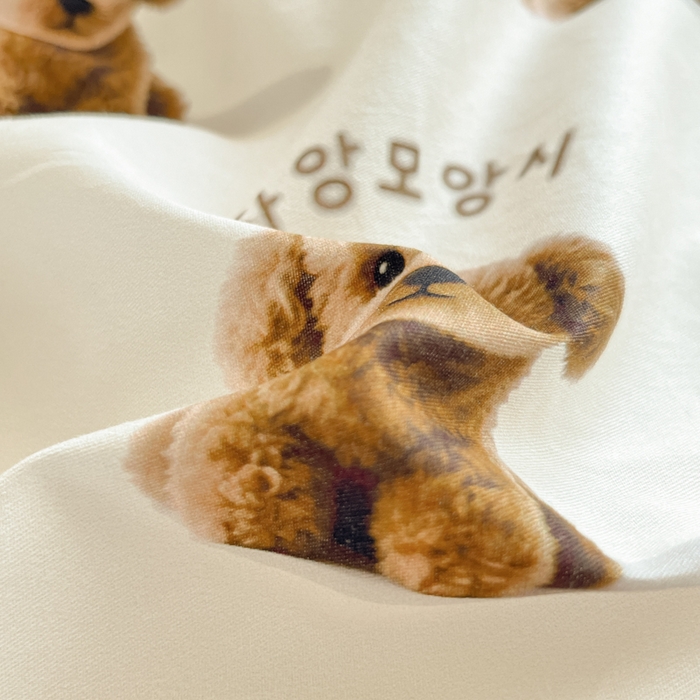 91家纺网 家纺一手货源 找家纺 寻米 2025新款全棉印花学生季学生三件套 小狗店长