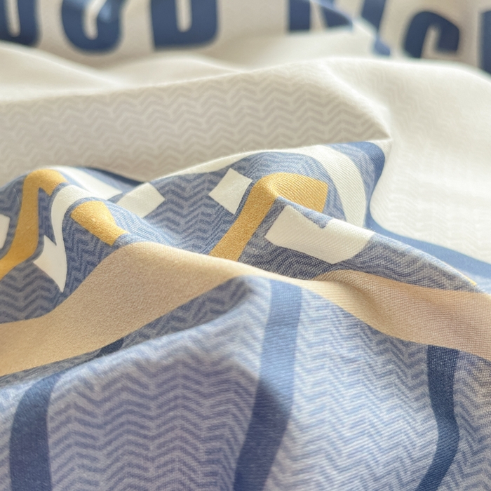 91家纺网 家纺一手货源 找家纺 寻米 2025新款全棉印花学生季学生三件套 星辰