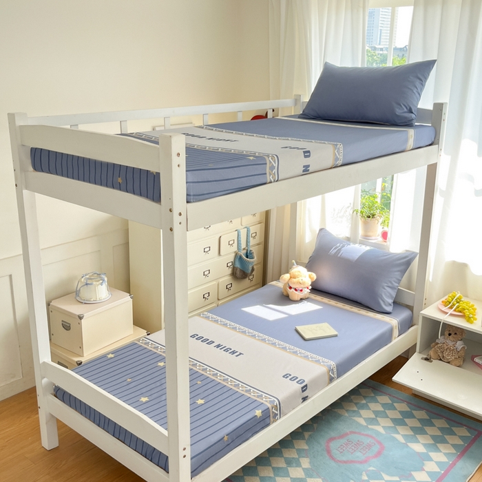 91家纺网 家纺一手货源 找家纺 寻米 2025新款全棉印花学生季学生三件套 星辰