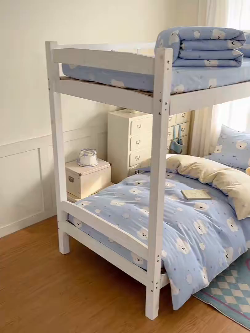 91家纺网 家纺一手货源 找家纺 寻米 2025新款全棉印花学生季学生三件套 云朵小熊