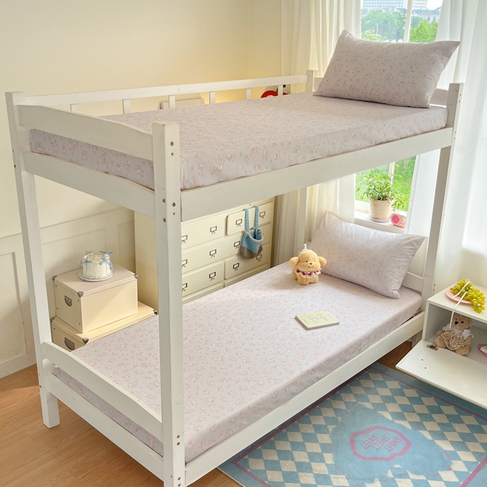 91家纺网 家纺一手货源 找家纺 寻米 2025新款全棉印花学生季学生三件套 紫罗兰