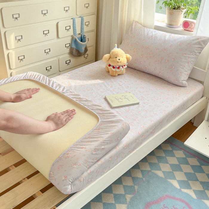 91家纺网 家纺一手货源 找家纺 寻米 2025新款全棉印花学生季学生三件套 紫罗兰