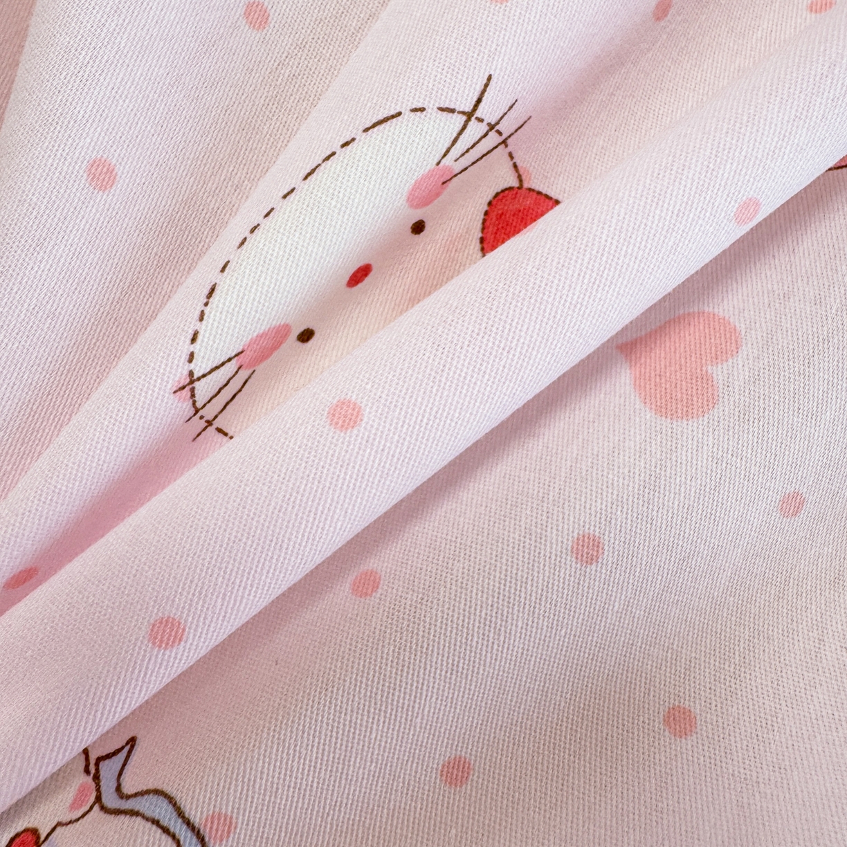 91家纺网 家纺一手货源 找家纺 呗旺鹿 2025新款40s全棉纯棉卡通印花学生系列四件套 甜品菲菲