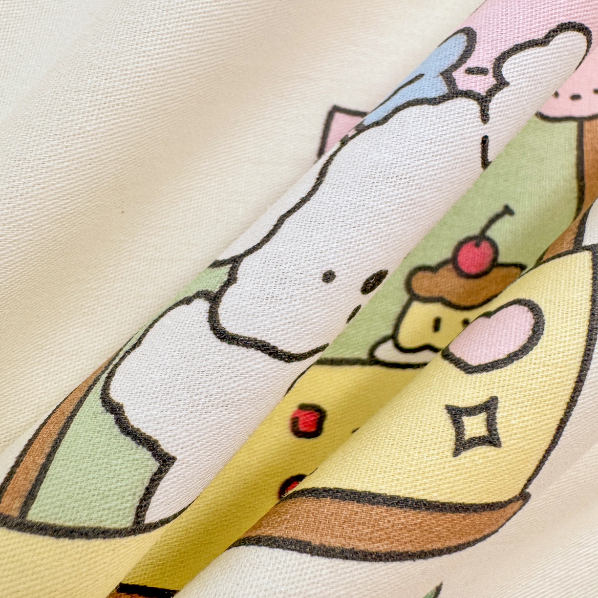 91家纺网 家纺一手货源 找家纺 呗旺鹿 2025新款40s全棉纯棉卡通印花学生系列四件套 熊熊酱