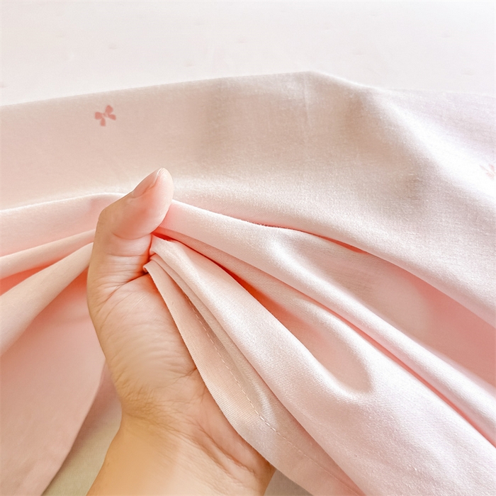 91家纺网 家纺一手货源 找家纺 芙绣家纺 2025新款A类全棉小清新印花单床单学生单品 蝴蝶-粉