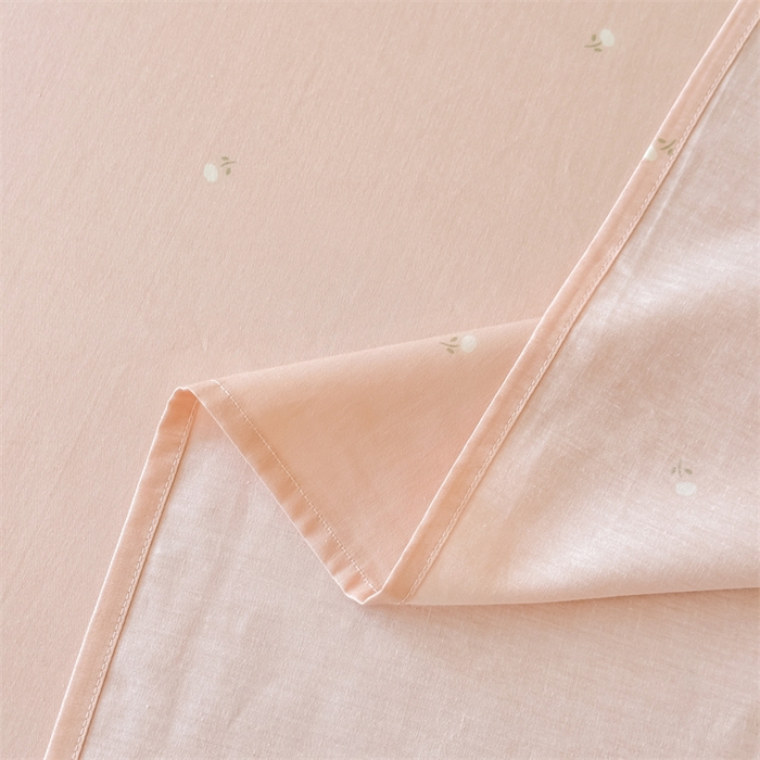 91家纺网 家纺一手货源 找家纺 芙绣家纺 2025新款A类全棉小清新印花单床单学生单品 花朵-浅玉