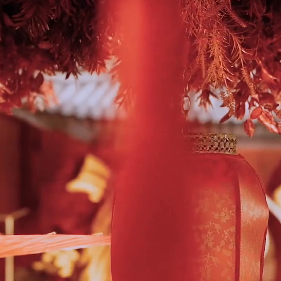 91家纺网 家纺一手货源 找家纺 千禧家纺2025新款13372全棉绣花婚庆四件套 挚爱江山